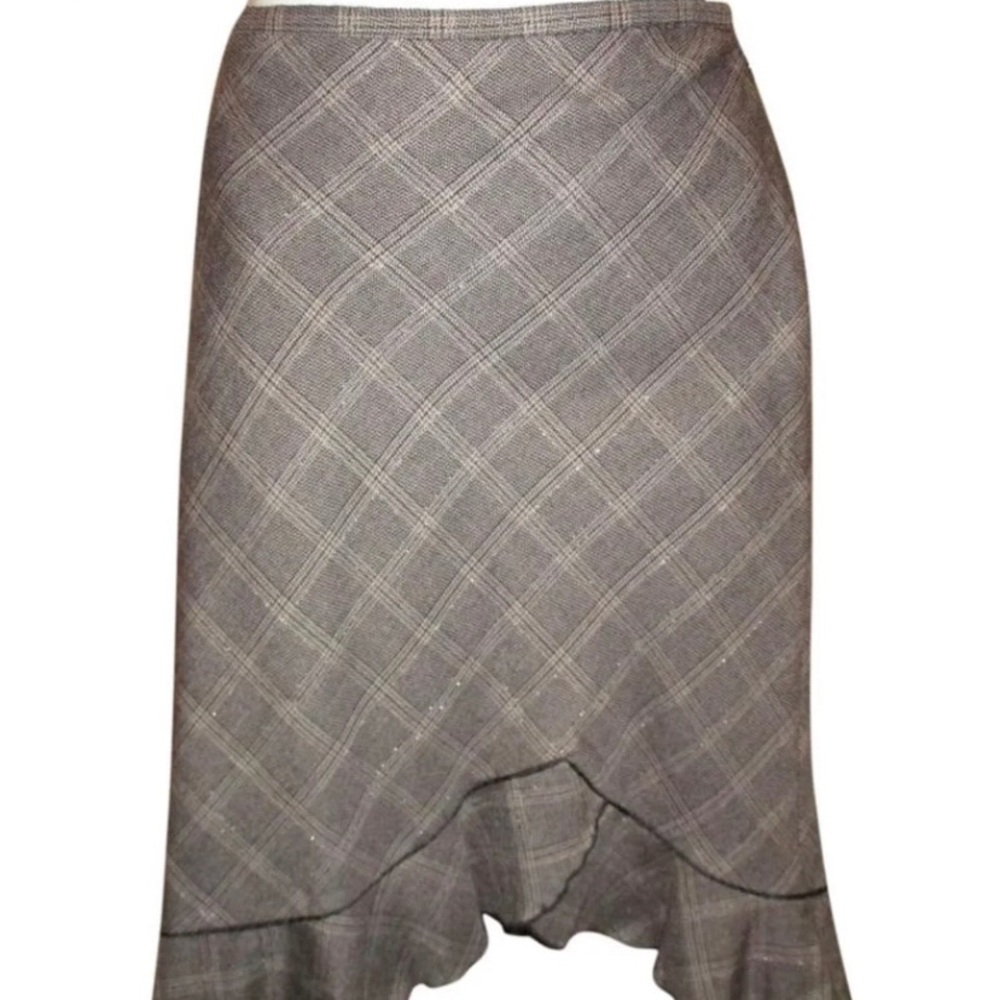 WHBM Asymmetrical Ruffle Skirt Size 2 - Picture 5 of 5